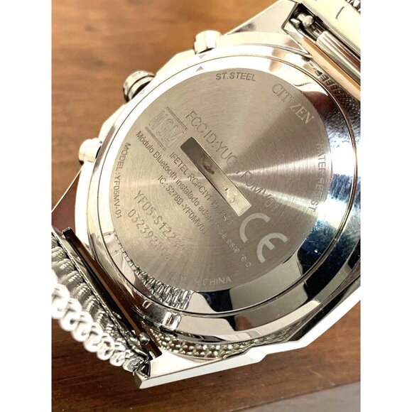 Citizen Men's Watch CX0000-71A Connected Bluetooth Mesh Band 42mm Silver Steel - Picture 6 of 14